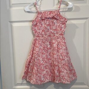 Lovely Ralph Lauren Girl's Floral 100% Cotton Seersucker Dress NWT Size 6X